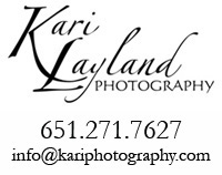 Mn wedding photographer Kari Layland logo