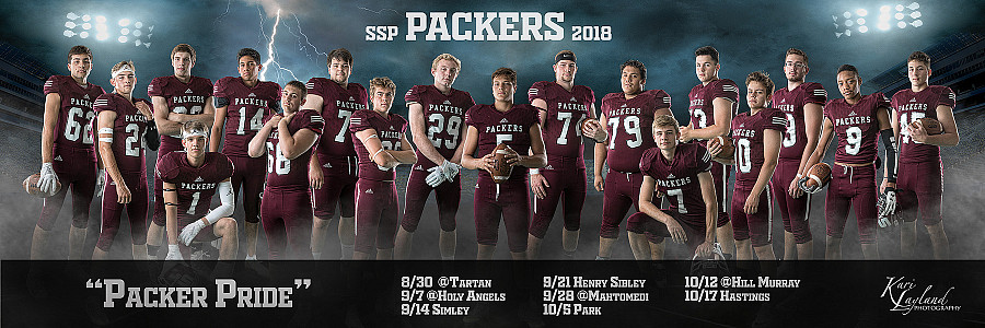 South St Paul Senior Varsity football team banner