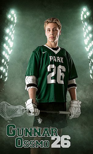 Senior Lacrosse player individual Banner