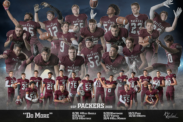 South St Paul senior varsity team poster.