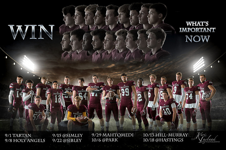SSP high school football team poster