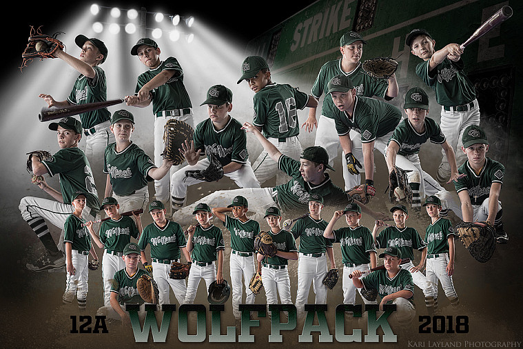 Boys Baseball team poster